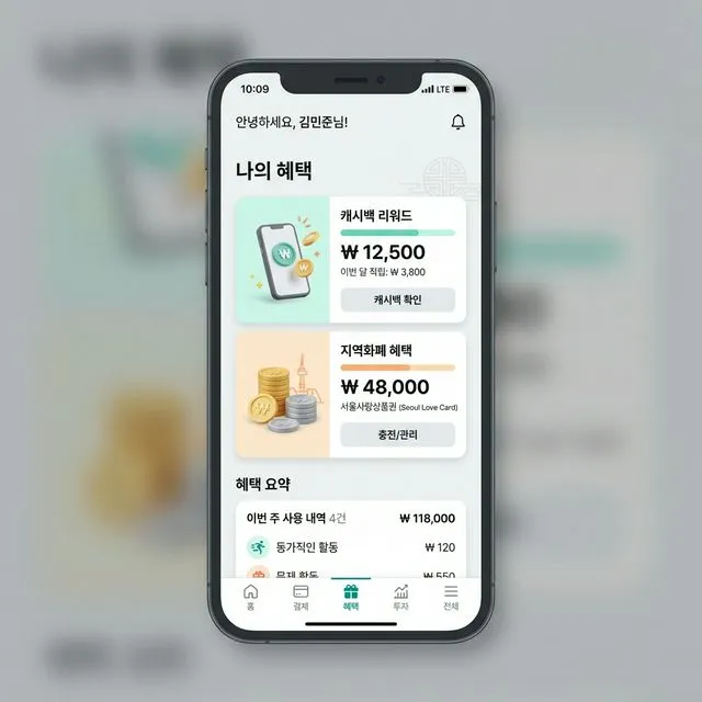 App Interface for Cashback