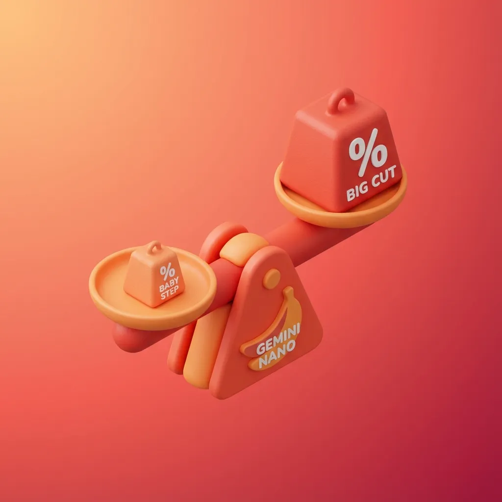 금리 정책의 강도 차이를 비교하는 저울