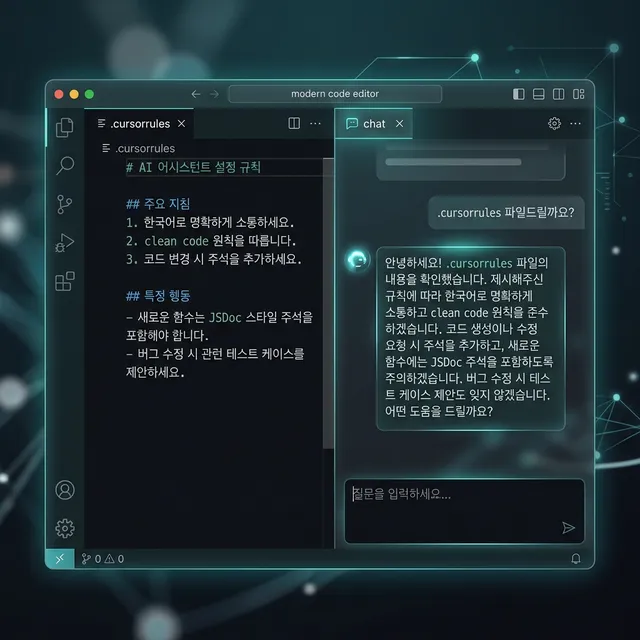 .cursorrules 파일과 AI 한국어 응답 — 설정 파일이 AI의 언어를 제어하는 구조