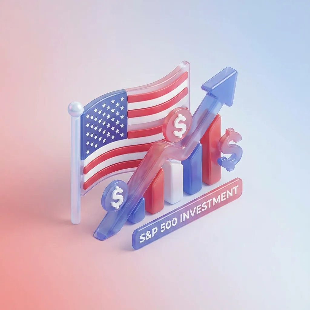 미국 대표 지수 ETF 투자의 장기 성장 가능성을 시각적으로 표현