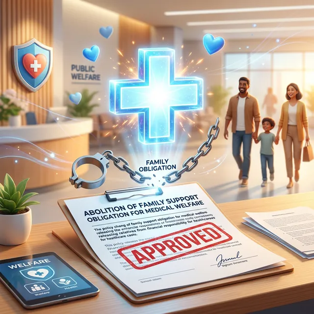 의료급여 부양의무자 기준 완화 및 간주 부양비 폐지