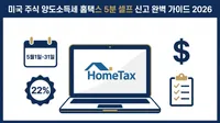 2026 미국 주식 양도소득세 홈택스 셀프 신고 5분 완성 가이드 | 250만원 공제 + 복수 증권사 합산
