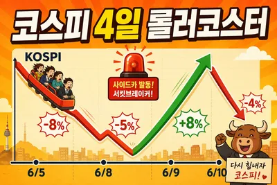 6월 1주 롤러코스터 원인 자세히 보기