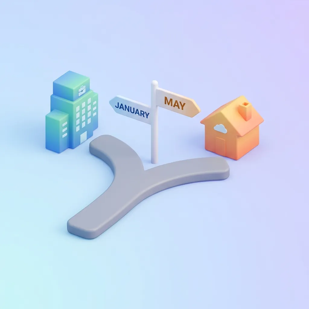 재취업과 미취업으로 갈라지는 두 갈래 길