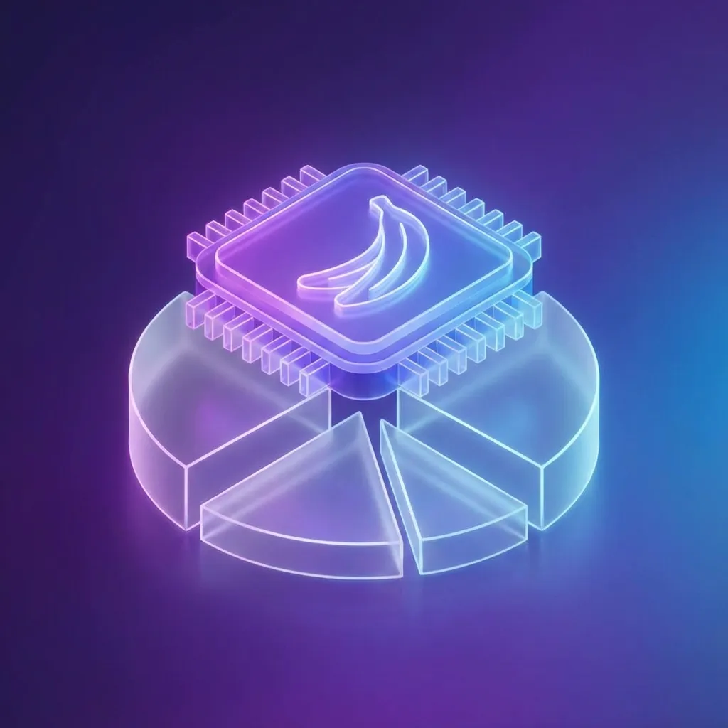 전체 수출에서 압도적인 비중을 차지하는 반도체를 나타낸 파이 차트 아이콘