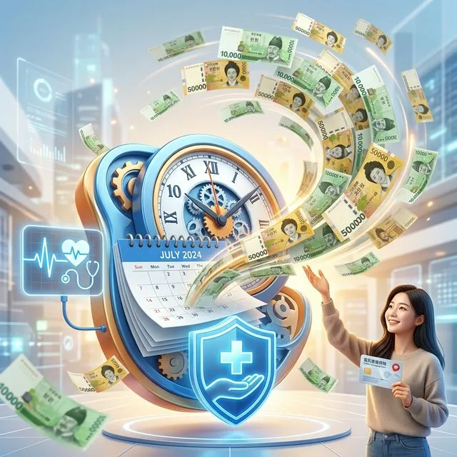 건강보험료 조정 신청 시점별 절약 금액